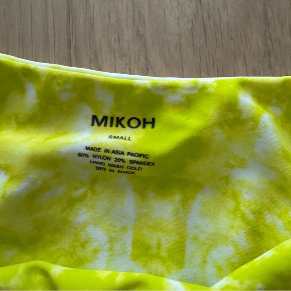 Mikoh Yellow Tie-Dye Bikini Bottom. NEW - Picture 4 of 5